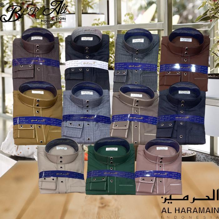 Jubah Haramain Premium Woll List Manset Dewasa
