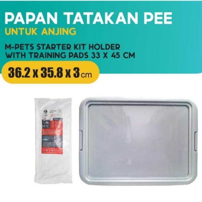 M-Pets Starter Kit Pad Holder + Training Pad 33x45cm Pet Toilet