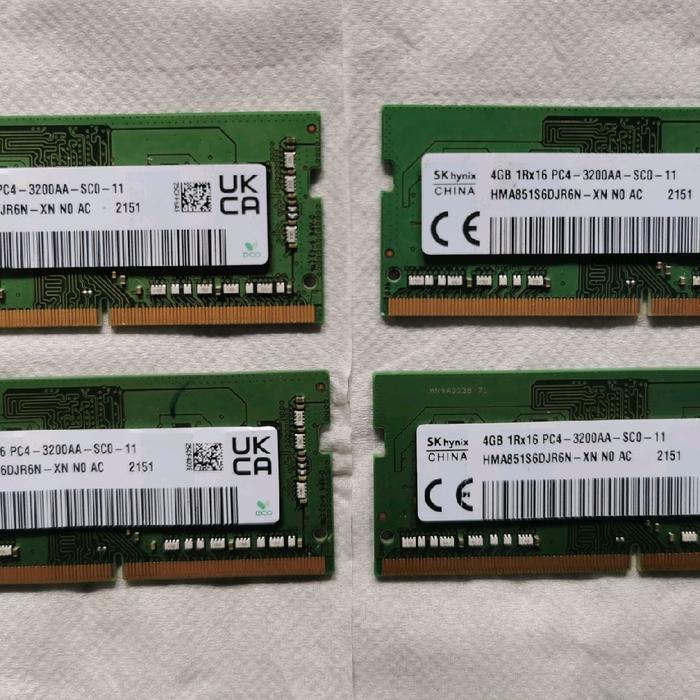 Promo / Ram Laptop 4Gb Ddr4 3200 Ram Sodiim Notebook Bekas Copotan Non Cod