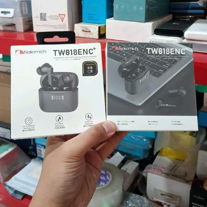 PROMO NAKAMICHI TW018ENC PLUS TRUE WIRELESS EARPHONE TWS NEW