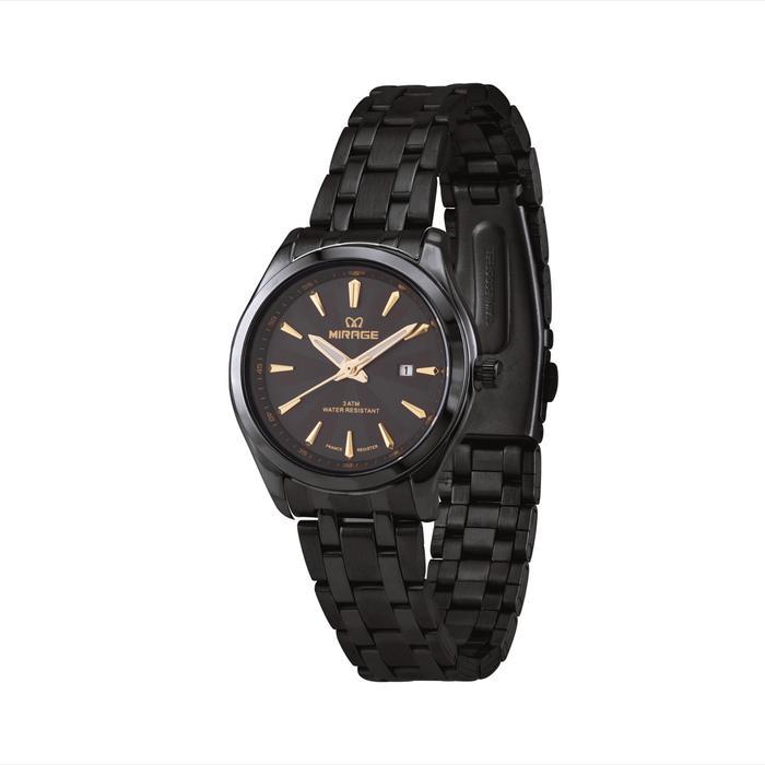 TERBARU Mirage Watch - Jam Tangan Wanita Original Hitam Trendy Casual Anti Karat 8754 / 8893