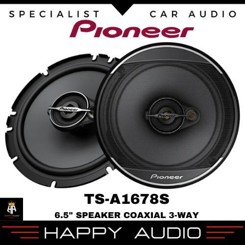 Speaker Coaxial Pioneer 3-Way 6.5 Inch TS-A1678S Midbass Built In tweeter A Series Original