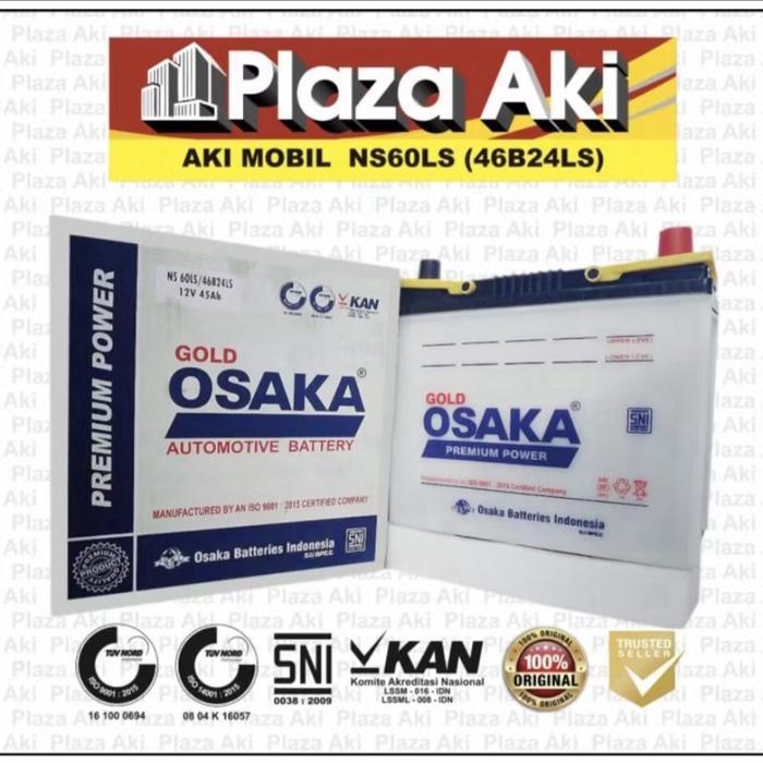 AKI MOBIL NS60LS 46B24LS 12V 45Ah (OSAKA NS60LS)
