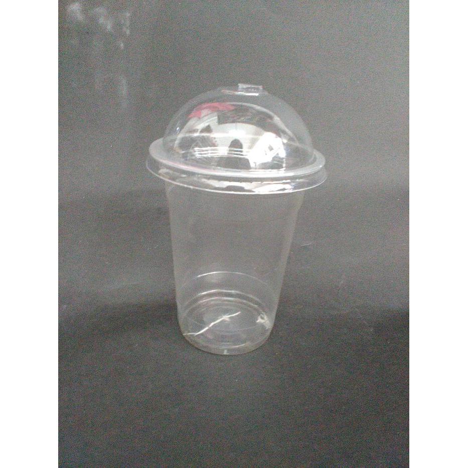 Tutup Gelas Plastik Cembung Pop Ice