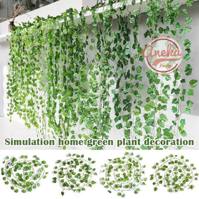 Daun Rambat Plastik IVY / Hiasan Daun Artificial / daun plastik murah