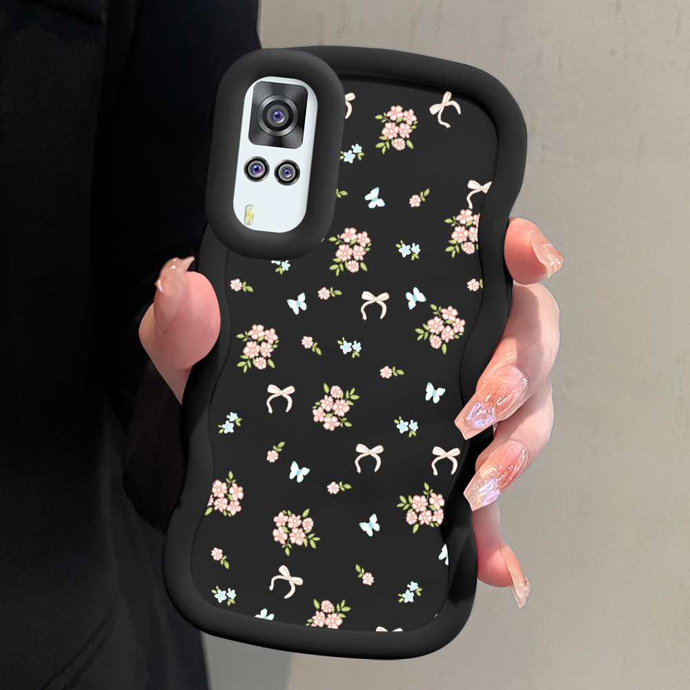 Casing Hp Untuk VIVO Y31 Y51 Y51A Y53S 2020 2021 4G Case Softcase Kesing Soft Cassing Mode Bunga 026