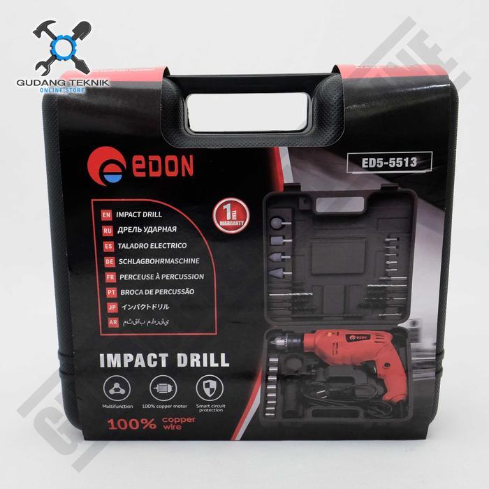 Mesin Bor 13Mm Edon Ed5-5513 - Impact Drill Edon Mesin Bor Beton 13Mm