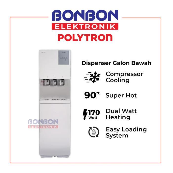 [INSTAN] Polytron Dispenser Neo Hydra PWC 887W Galon Bawah PS-PWC887W Putih Kompresor Ia Dilengkapi
