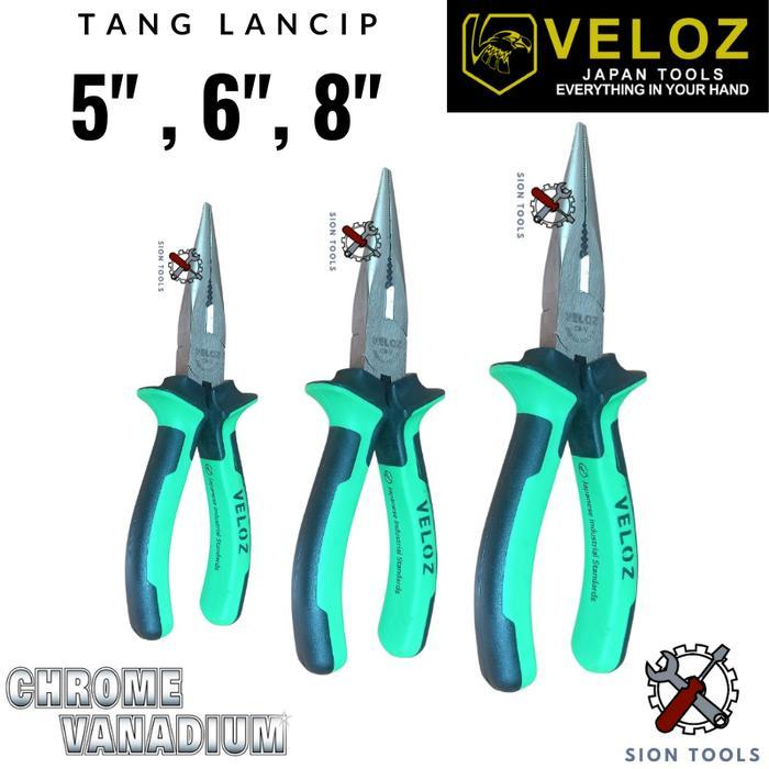 VELOZ TANG LANCIP HEAVY DUTY 6 8 INCH / LONG NOSE PLIER HEAVY DUTY