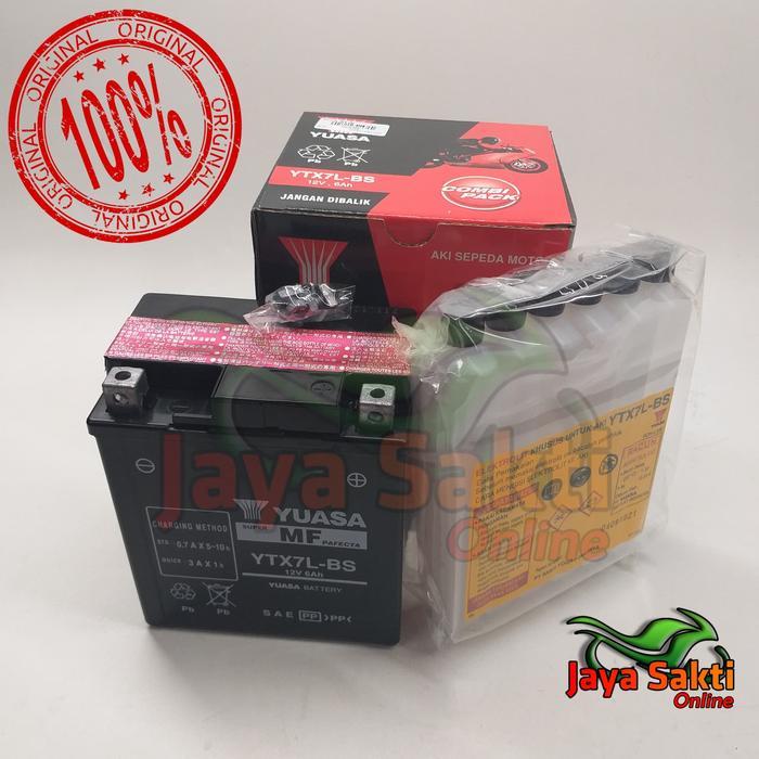 Aki Kering Yuasa Ytx7L-Bs Asli Yuasa