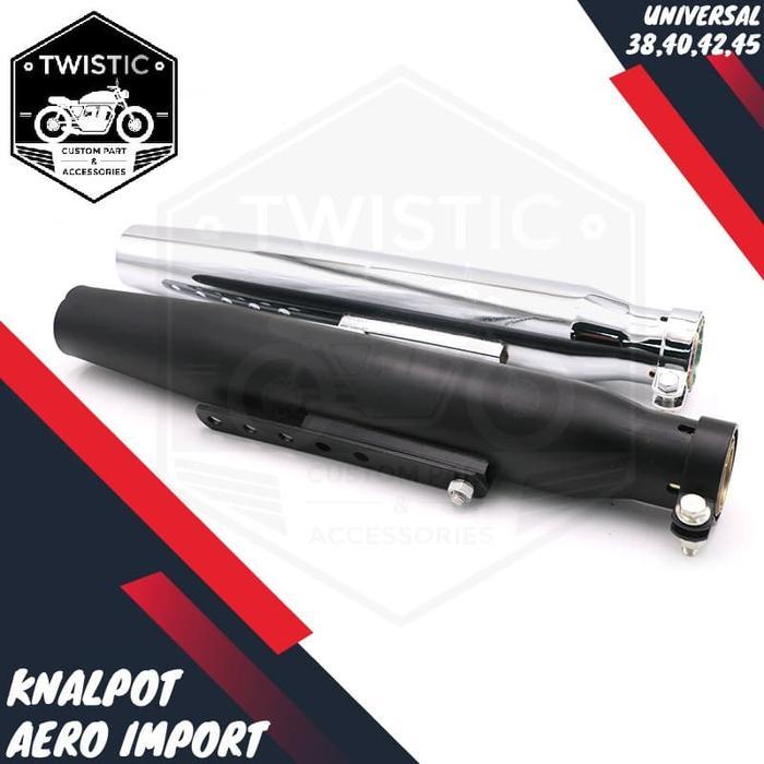 Knalpot Muffler Custom Aero Motor W175 Benelli Xsr 155 Harley