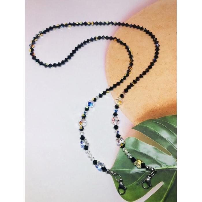 1 set strap dan konektor kristal swarovski