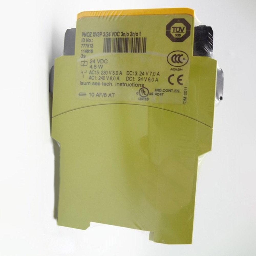 FLASH SALE    For Pilz 777512 PNOZ XV3P  3/24VDC Safety Relay Module H8F1R REKOMENDASI