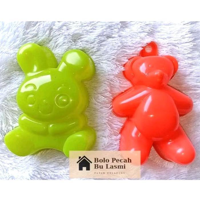 Cetakan Nasi Bento Box Bentuk Karakter Hewan / Cetakan Nasi Puding Jelly Karakter Boneka / Cetakan