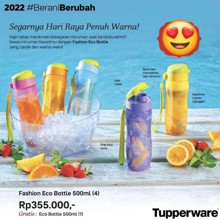 Tupperware Fashion Eco Bottle 500ml