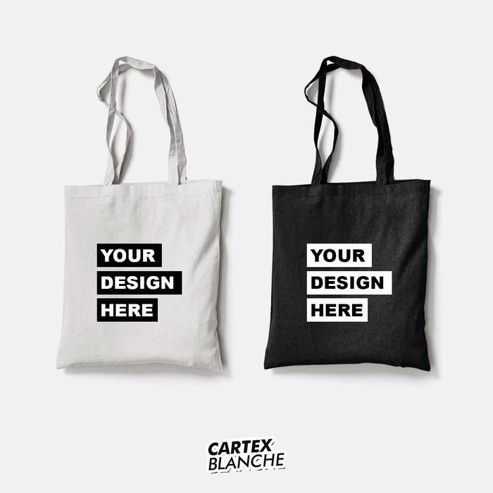 Spesial CUSTOM TOTE BAG DESIGN KAMU SENDIRI BORDIR SABLON