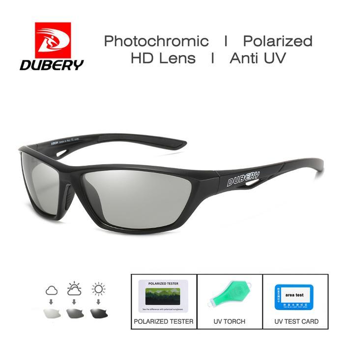 Kacamata Dubery Photochromic Polarized Original