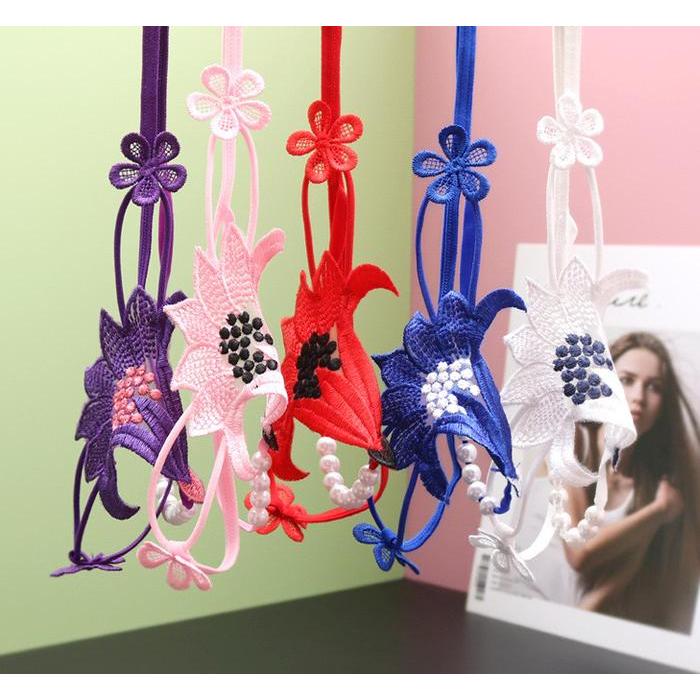 Thong Sexy hot Low Waist Bunga Pearl G String Lingerie cd C2290