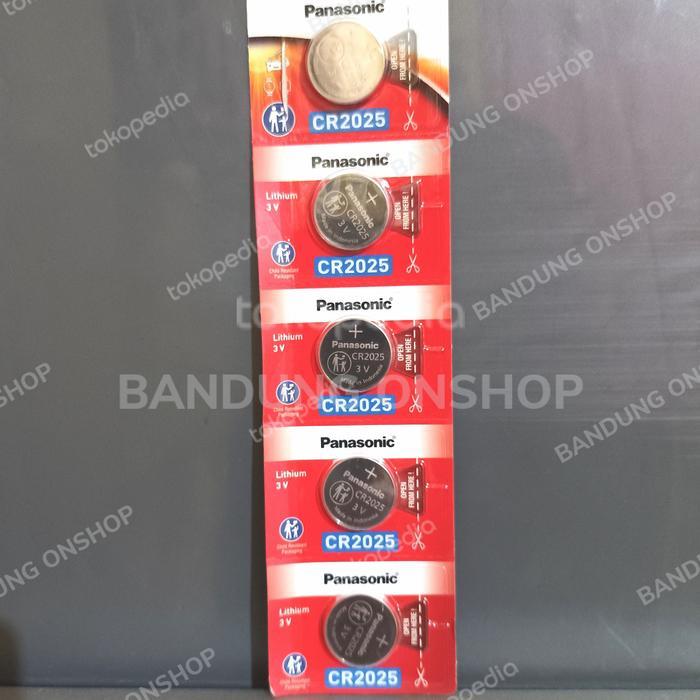 Panasonic Cr2025 Cr 2025 3V 3 V Baterai Batre Cr2025 3V Panasonic 5Pcs