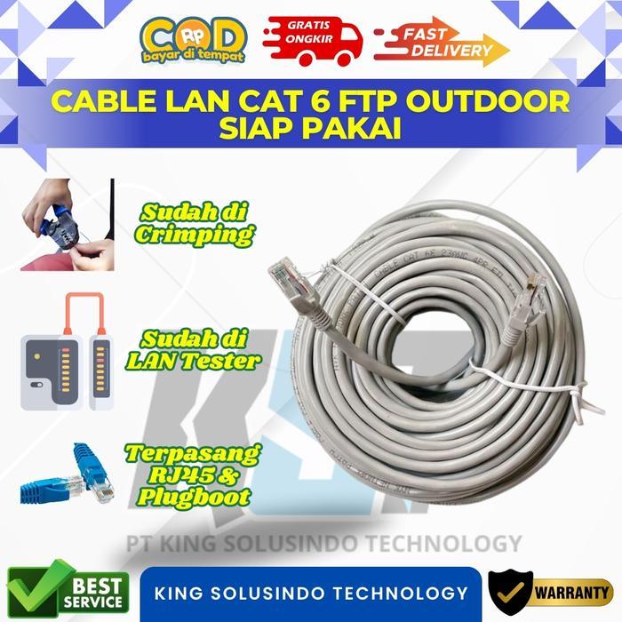 Kabel LAN Cat6 90 Meter FTP Outdoor Kabel LAN Outdoor 90 Meter