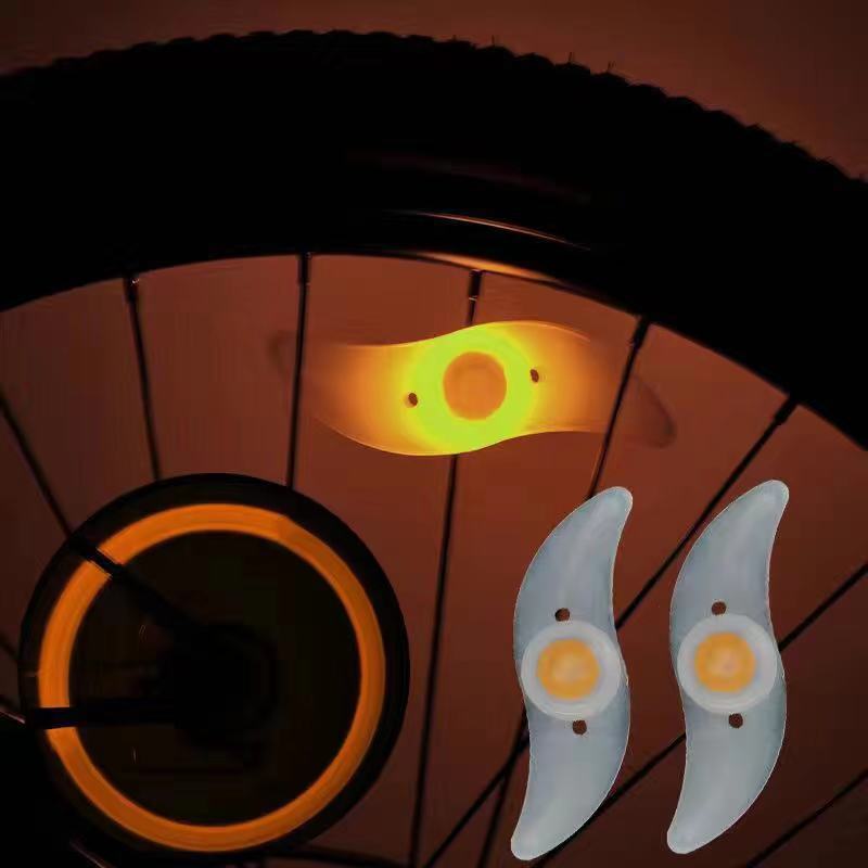 Bicycle Spoke Light MTB Highway Bicycle Spoke Installation LED Light Bicycle Fast/Slow Flashing
