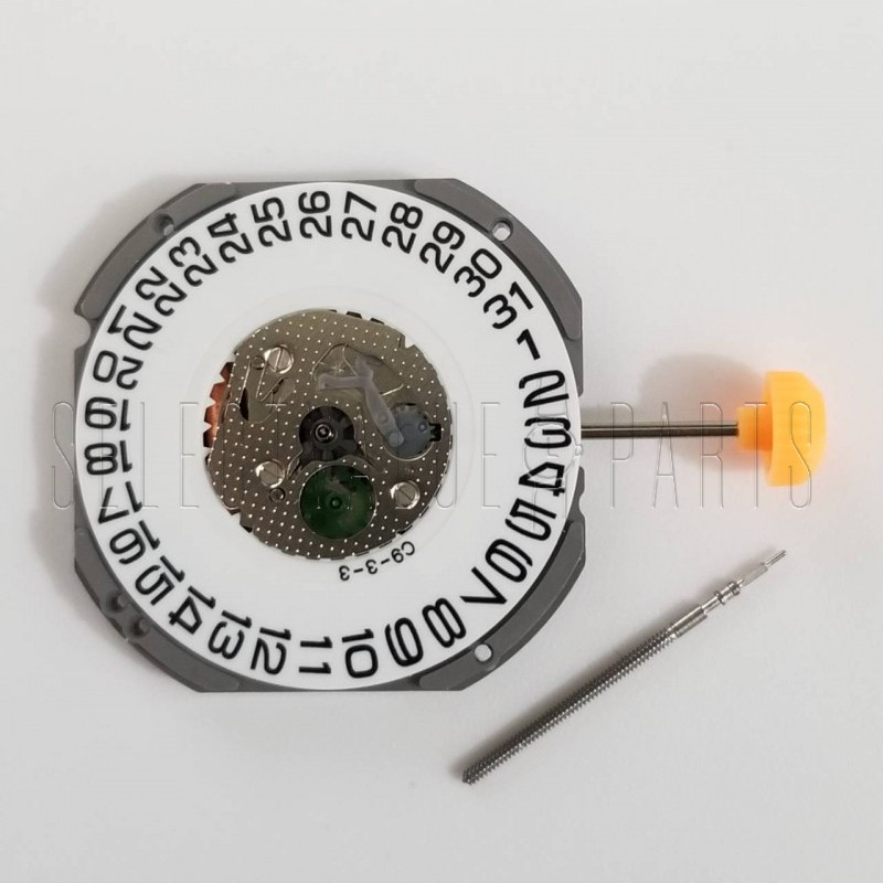 Miyota 1S13 Quartz Movement Date at 3/6 Height: 2.71 mm 3 Hands Date at 3/6