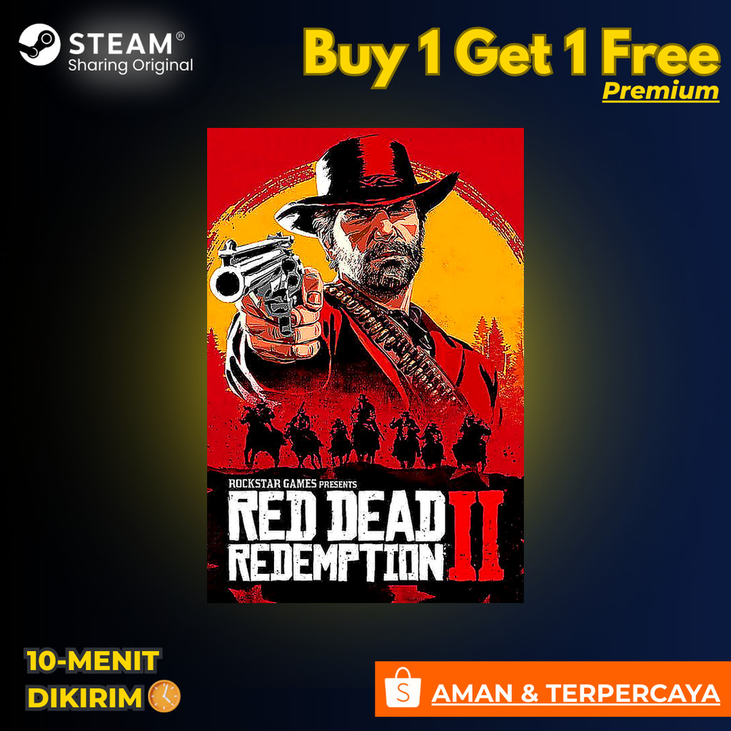 Red Dead Redemption 2 – Steam Share Premium – Buy 1 Get 1