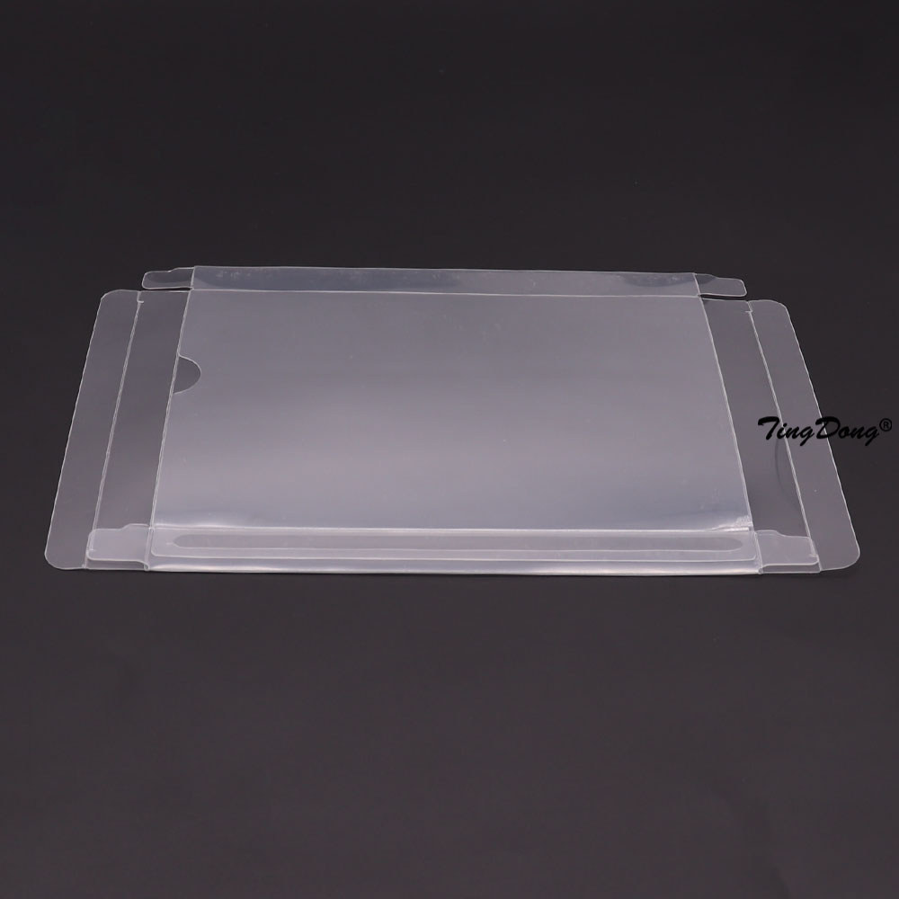 TingDong 10pcs Clear transparent box cover For PS5 For PS4 For PS3 game card collection display