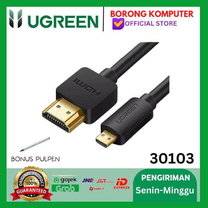 Ugreen Micro Hdmi To Hdmi Cable 2M Black 30103