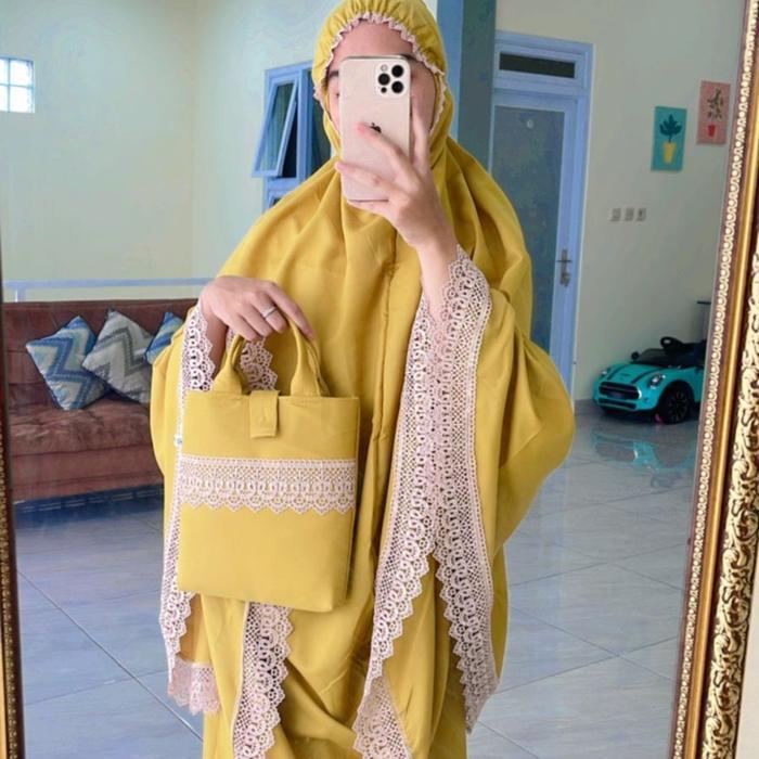 Mukena Terbaru Jumbo Bahan Katun 2023 Cantik