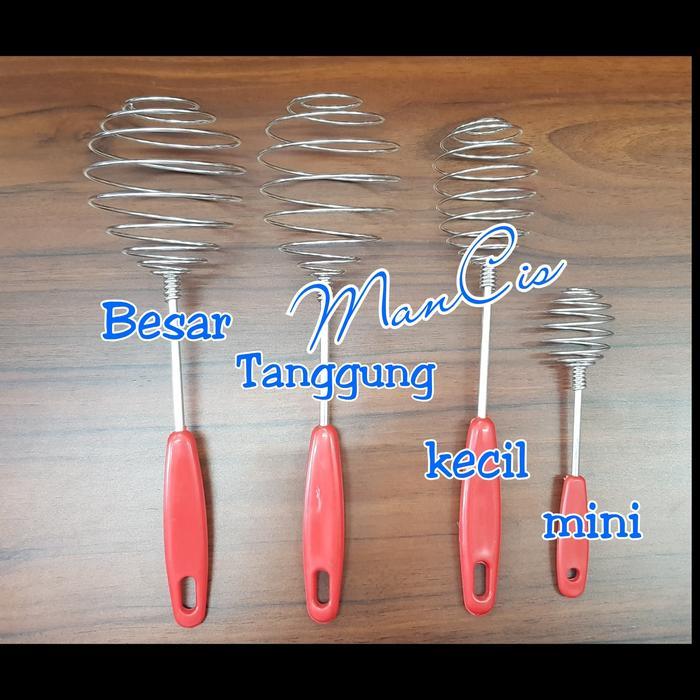 Kocokan Telur Manual Spiral Ukuran Besar / Kocokan Adonan Kue
