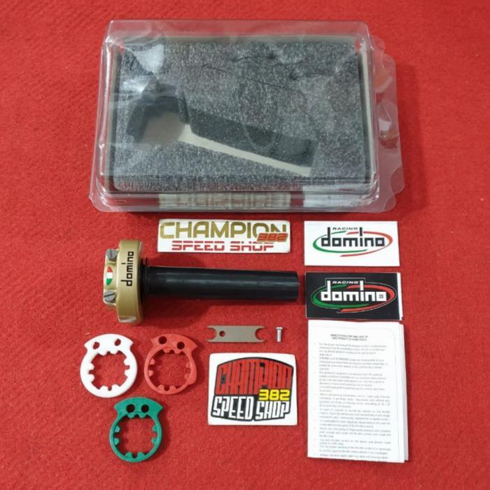 Gas Spontan Domino Racing XM2 Gold Original Italy All New NMAX 2020