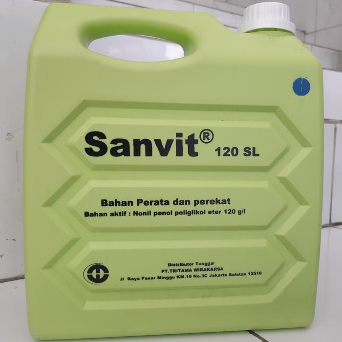 Argotech_ Sanvit 120Sl 5 Liter Perekat Dan Perata Emulsi Untuk Pestisida