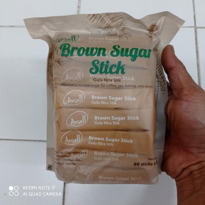 Ansell Brown Sugar Stick 60 Stick Gula