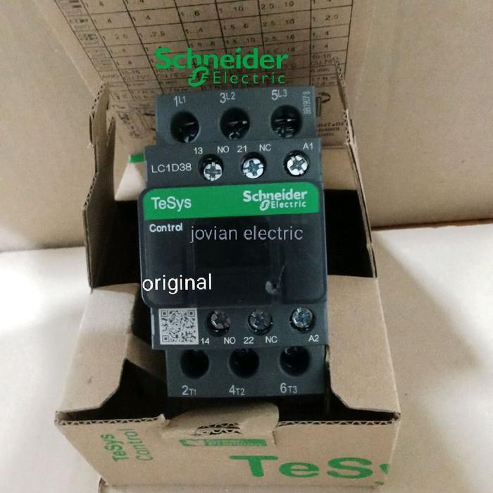 Contactor Kontaktor Schneider Lc1D38B7 Lc1D38 B7 24Vac 50A 3P Hemat