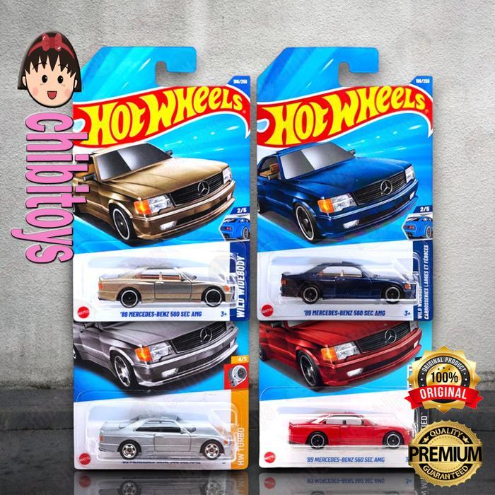 Hotwheels 89 Mercedes Benz 560 Sec Amg 2023 Hitam - Slk Clk Forsale
