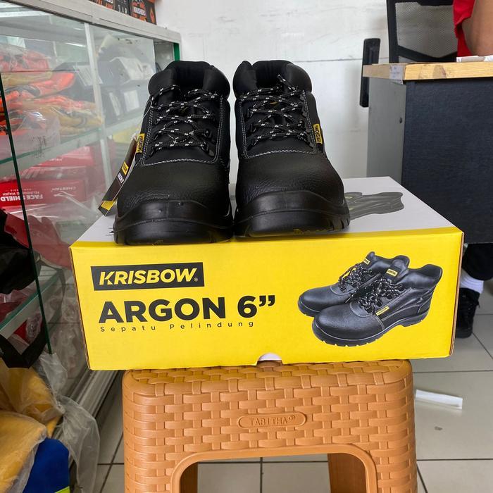 ASLI Sepatu Safety Krisbow Argon 6 in ganti dari Sepatu Krisbow Arrow 6 in READY STOCK