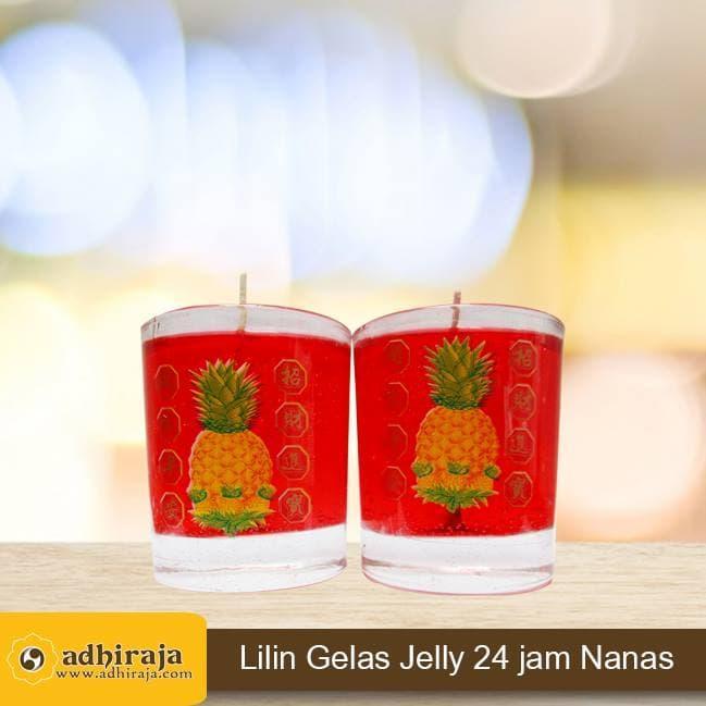 Lilin Gelas Jelly 24 jam Nanas