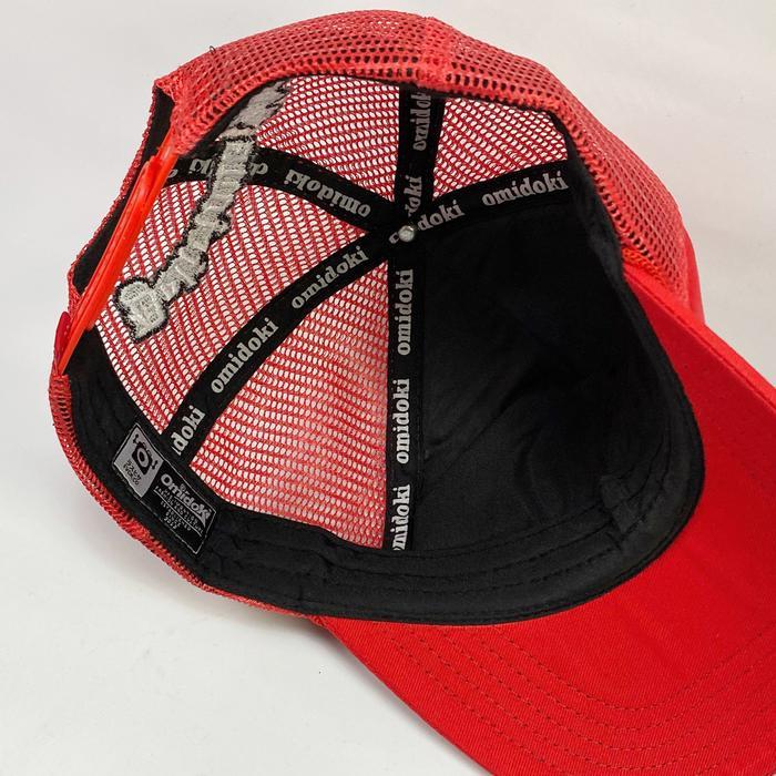 Sale Topi Trucker Hat Merah Topi Jaring Pria Distro Cowok Original Red