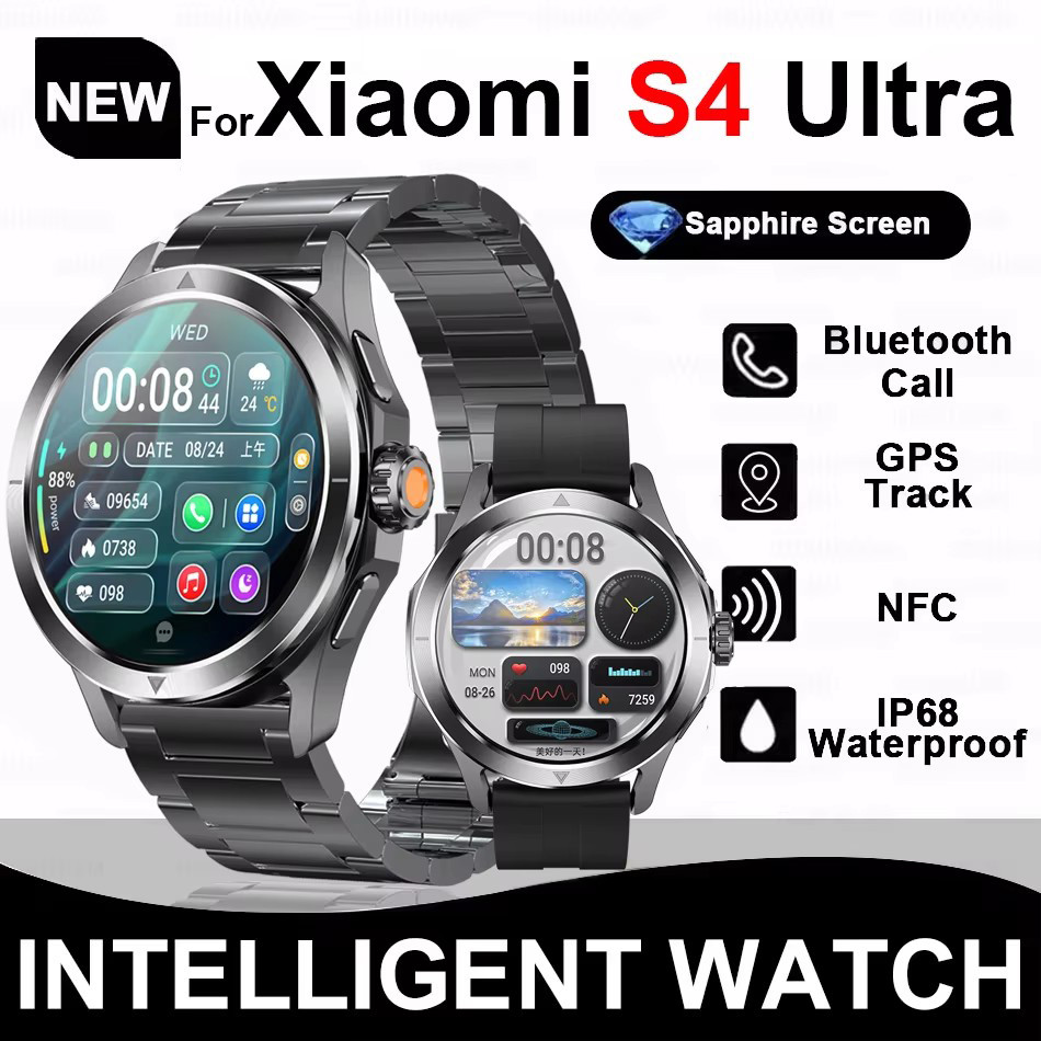 Jam Tangan Pintar Olahraga Outdoor dengan GPS dan NFC