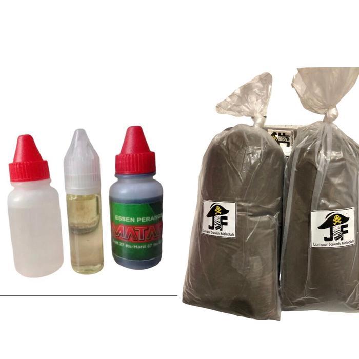 Sale Paket Essen Umpan Cacing Lumpur (Matador Ijo 30Ml Kweni 30Ml Melati 15Ml Lumpur Jsf 1)