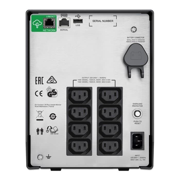 APC SMC1000IC SMARTCONNECT UPS 1000VA 600WATT CLOUD