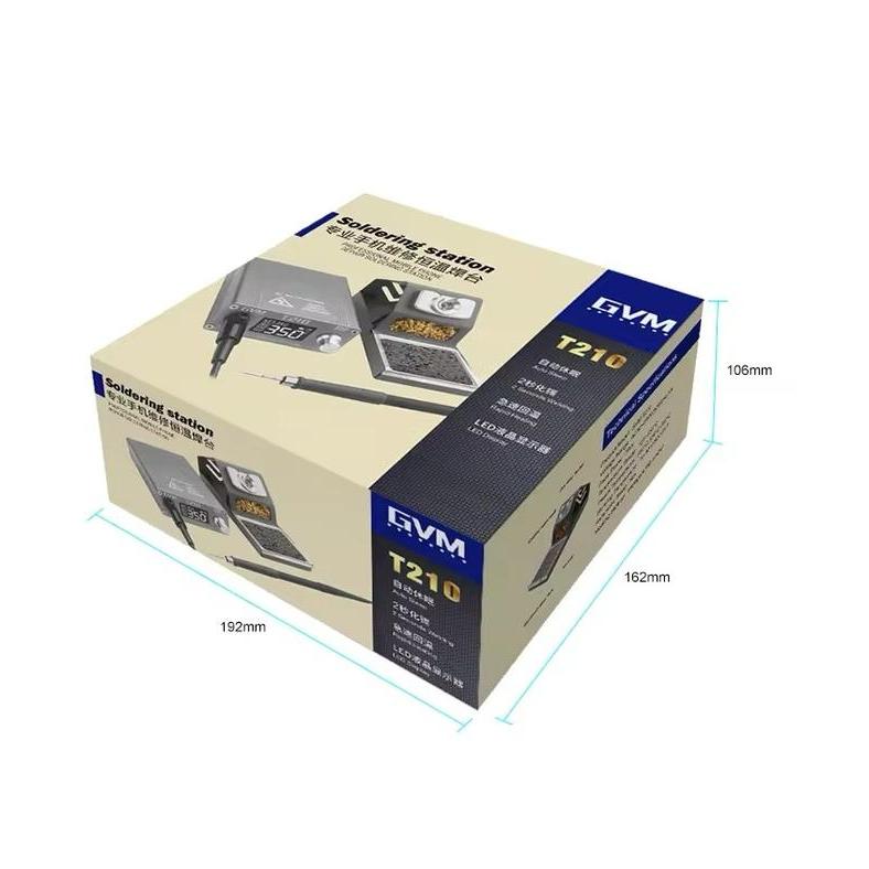 SOLDER STATION GVM T210 ORIGINAL