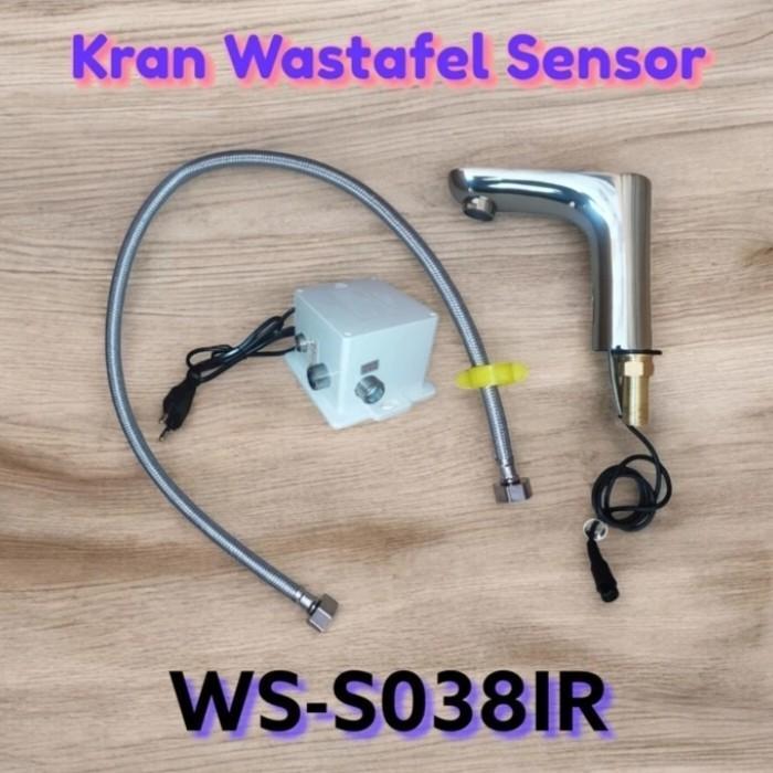 Kran Sensor Wastafel Otomatis WS-S038IR Tinggi 12 CM