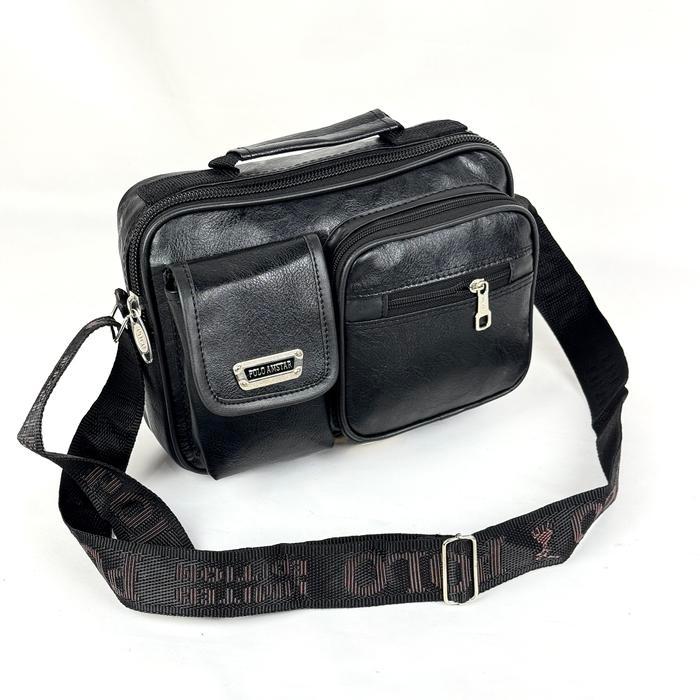 Tas Selempang Pria Tas Selempang Kulit Pu Polo Amstar Slingbag Tas Pria Wanita