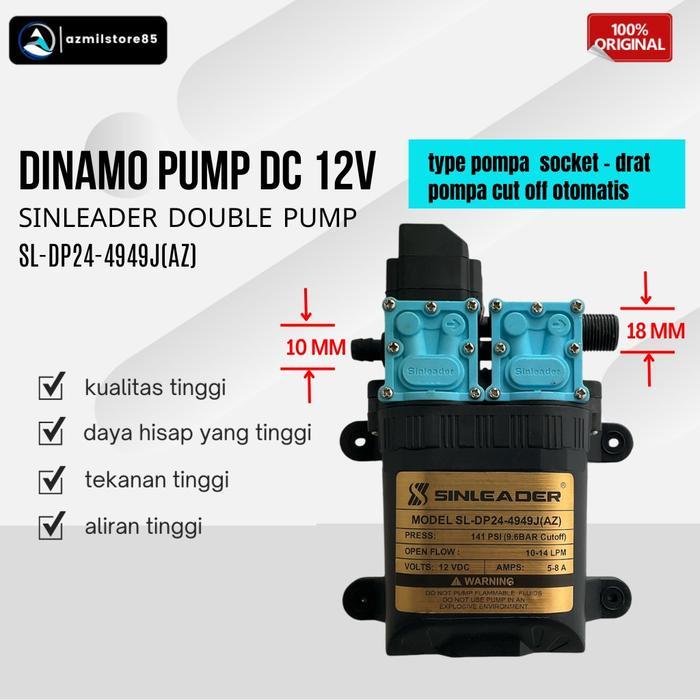 DINAMO DOUBLE PUMP SINLEADER SL-DP24-4949J(AZ)/DINAMO POMPA DC TEKANAN TINGGI