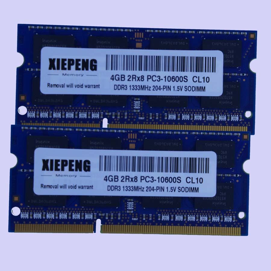 Laptop Memory 4GB 2Rx8 PC3-10600S RAM DDR3 8G 1333MHz pc3 10600 for hp CQ41 CQ42 CQ326 CQ43 CQ62
