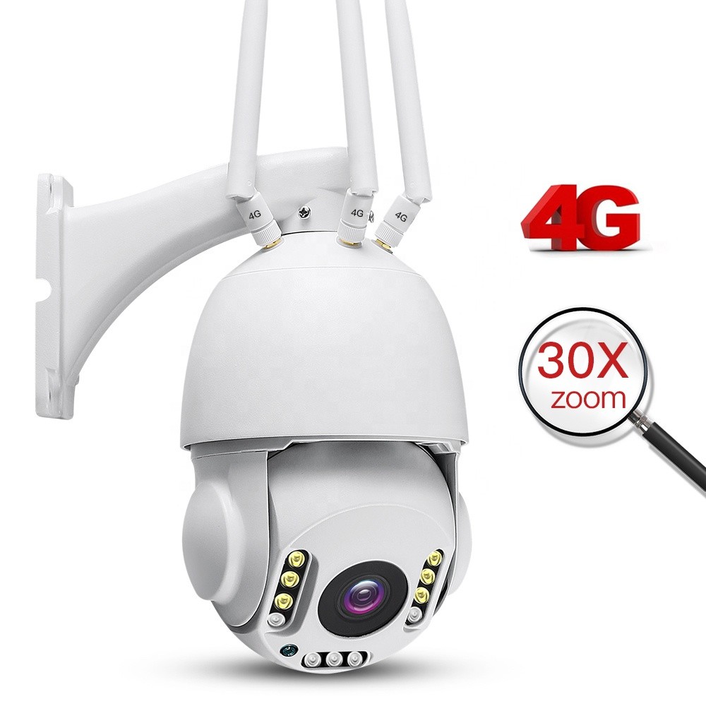 Long Range Ptz Camera 5Mp 30X Zoom Ptz With Sim Card Slot Wireless Wifi Solar Powered Cctv Ip Camera