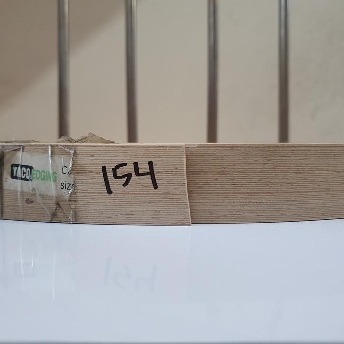 Taco Edging Hpl 154 TEBAL 2mm x LEBAR 34mm Serat Urat Kayu Woodgrain .