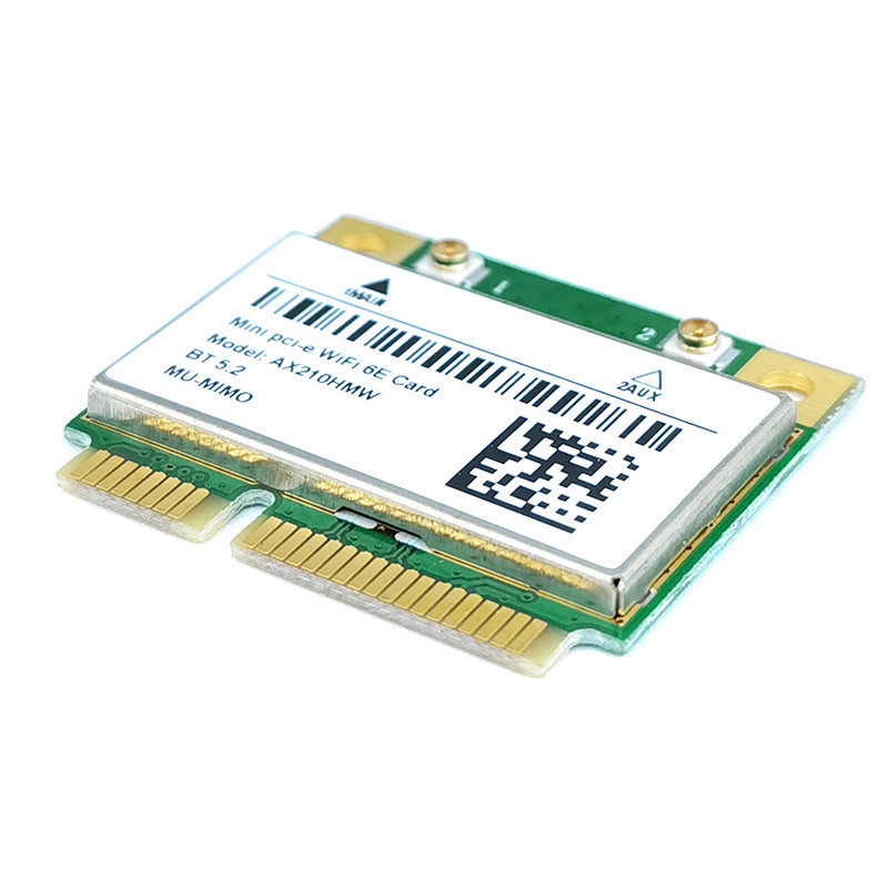 WiFi 6E AX210HMW Mini PCI-E Wifi Network Card Bluetooth 5.3 AX210 Card 802.11AX Wireless Wi-Fi